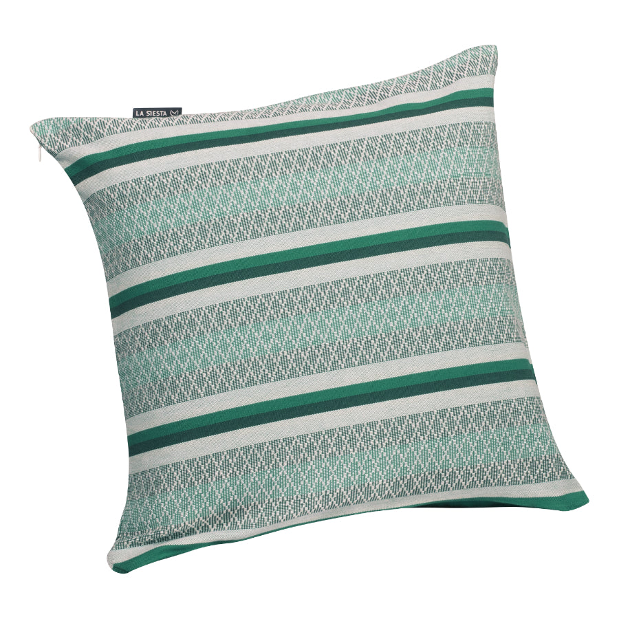 Hammock pillow case - green white