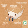 Family hammock features card
