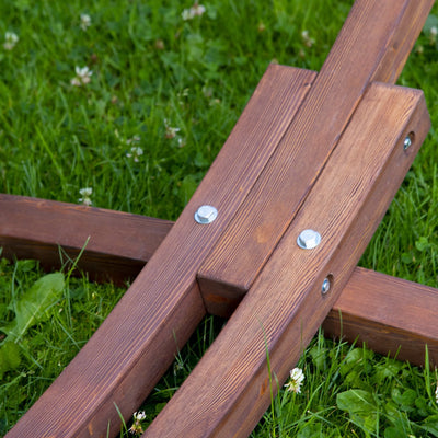 Wooden Hammock Stand and Single Hammock