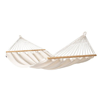Colombian organic white double size spreader bar hammock