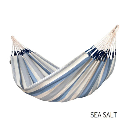 Hammock - blue and white single size