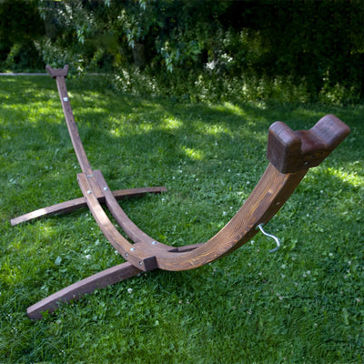 Wooden Hammock Stand and Single Hammock