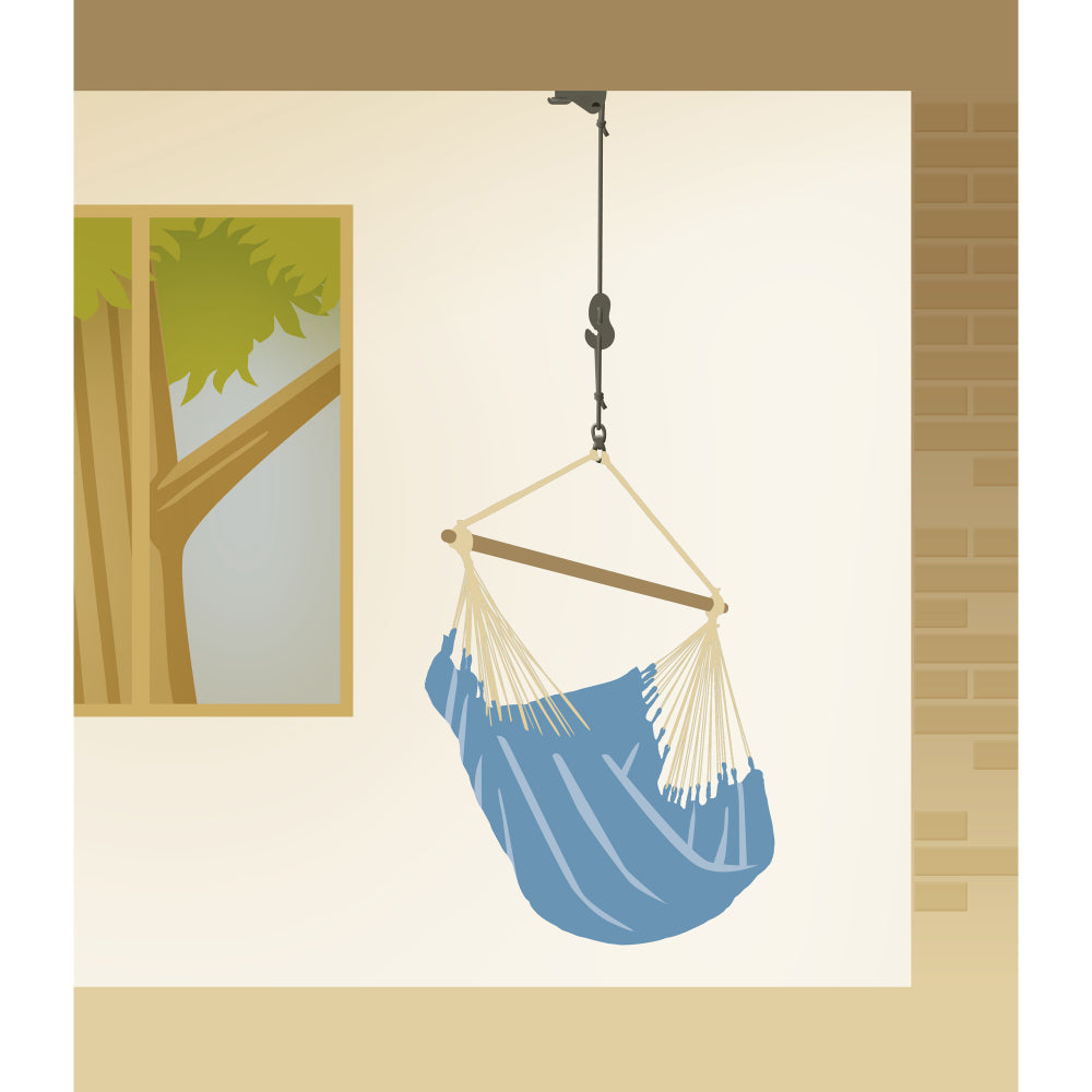 Installing a hanging online chair