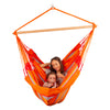 Mother and child in XL size chair hammock