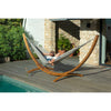 Wooden Hammock Stand and Double Almond hammock