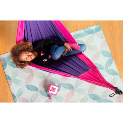 Kids cotton hammock in purple