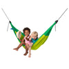 Happy children in hammock