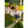 Quilted Spreader Bar Hammock and Wooden Stand