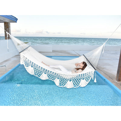 Over pool hammock