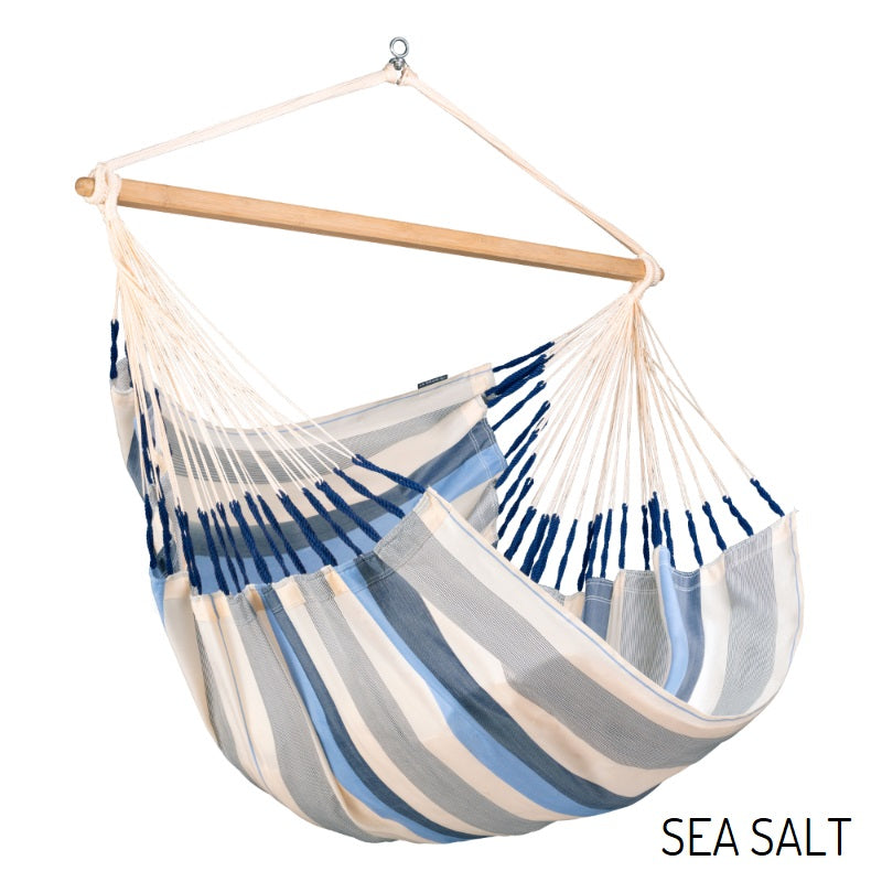 Blue and white chair hammock - La Siesta