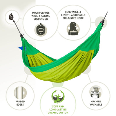 Features of child hammock