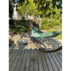 Cushion on large hammock frame outside