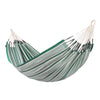 Colombian green and white organic cotton hammock