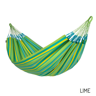 Lime green bright hammock - double