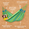 Colombian family hammock features