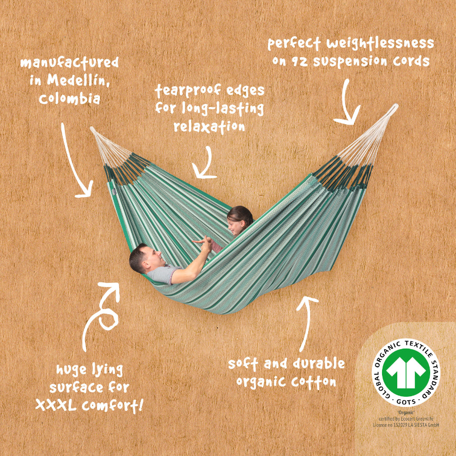 Family hammock features card