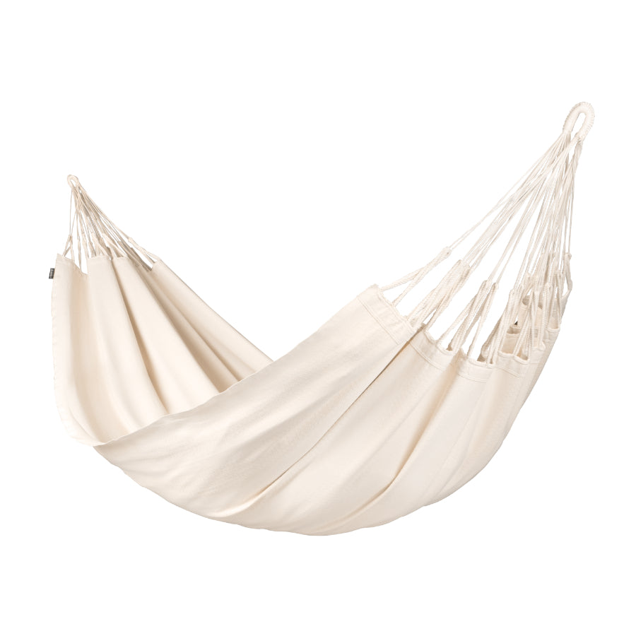 White cotton family hammock