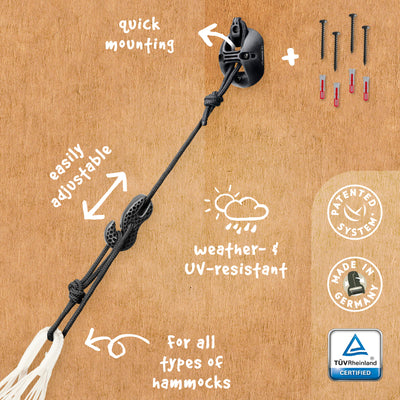 La Siesta hammock hanging kit features