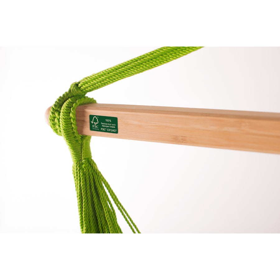 Fsc certified wooden hammock chair support bar