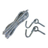 Hammock rope and hook, hanging set