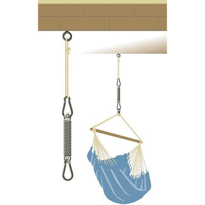 how to hang a hanging chair from a beam