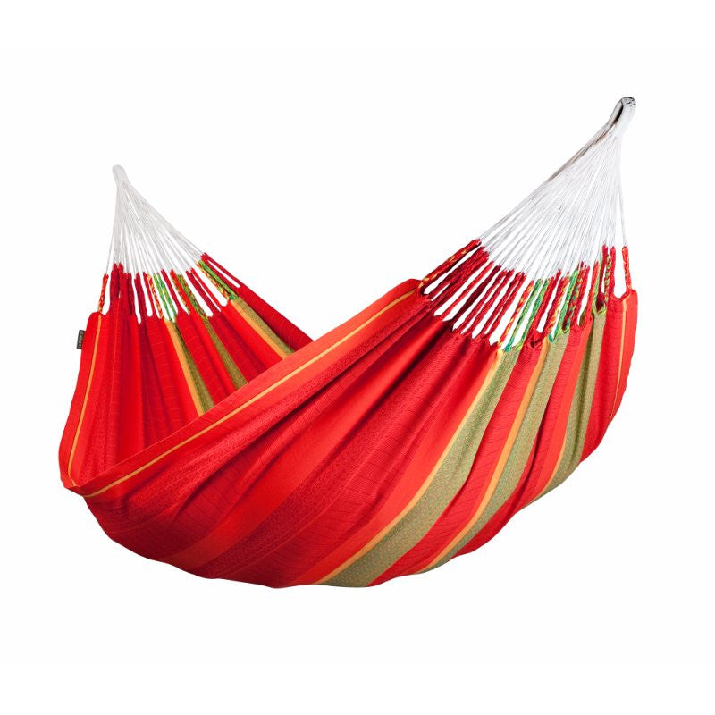 Red Colombian organic cotton hammock