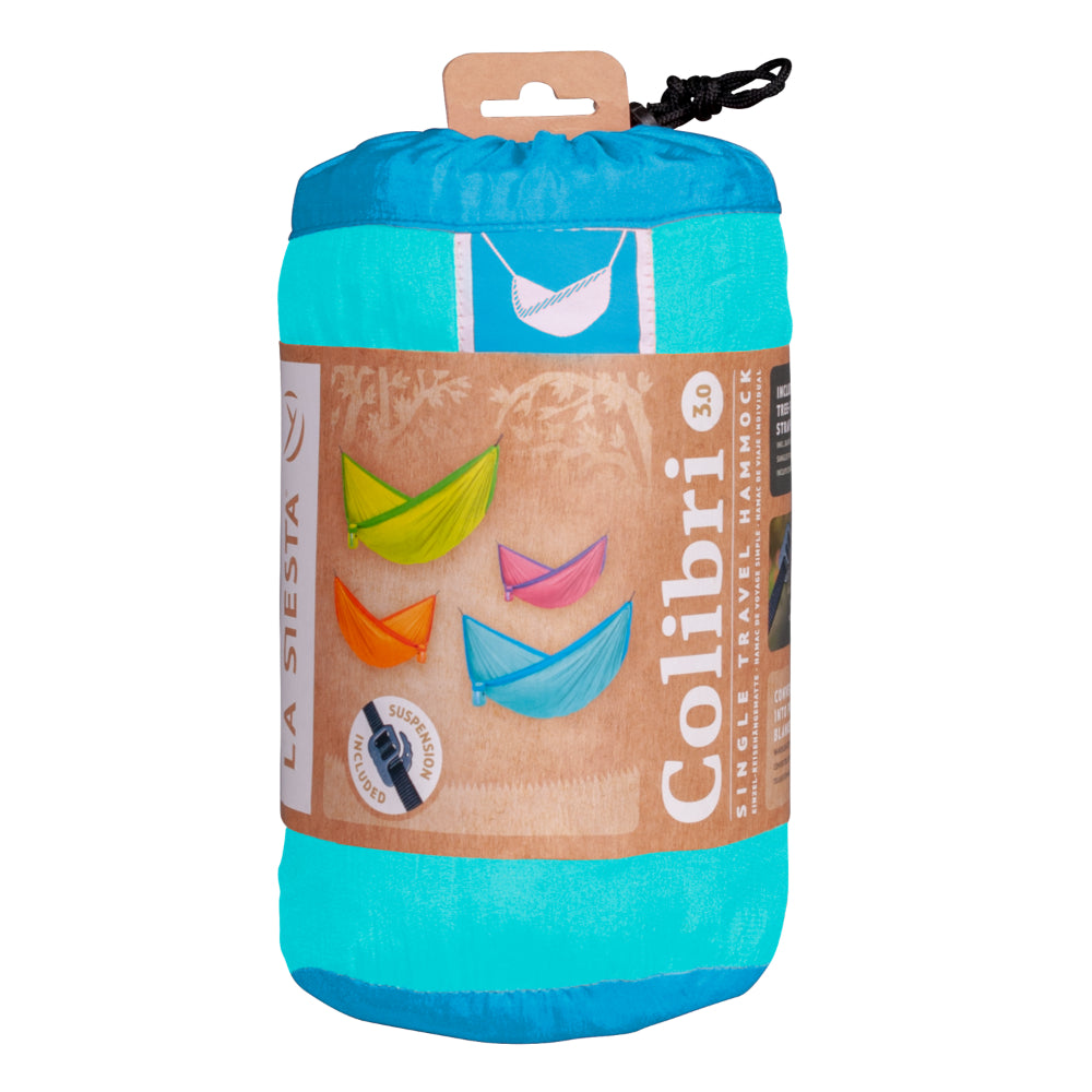 La siesta travel hammock packaging
