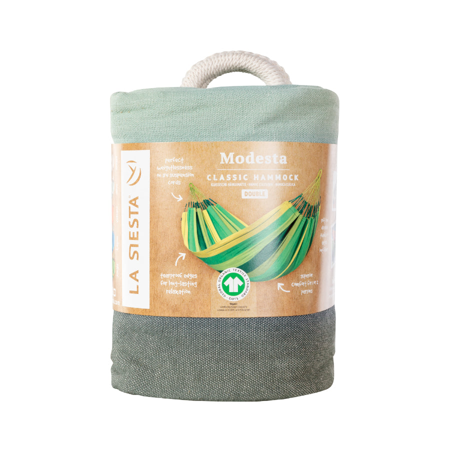 Olive organic cotton hammock