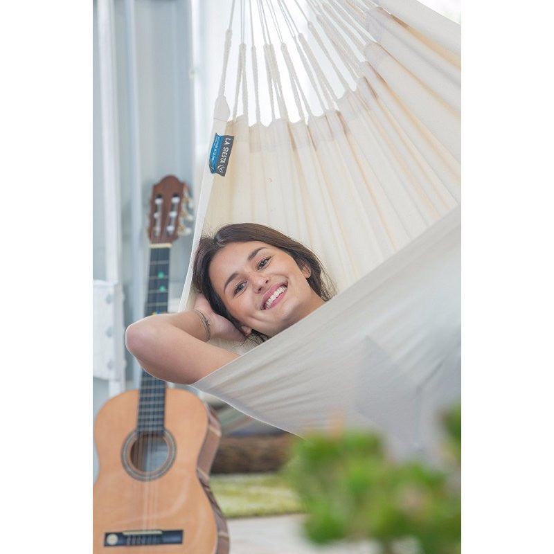 natural white organic cotton hammock