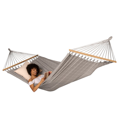 Wooden Hammock Stand and Double Spreader Bar Hammock