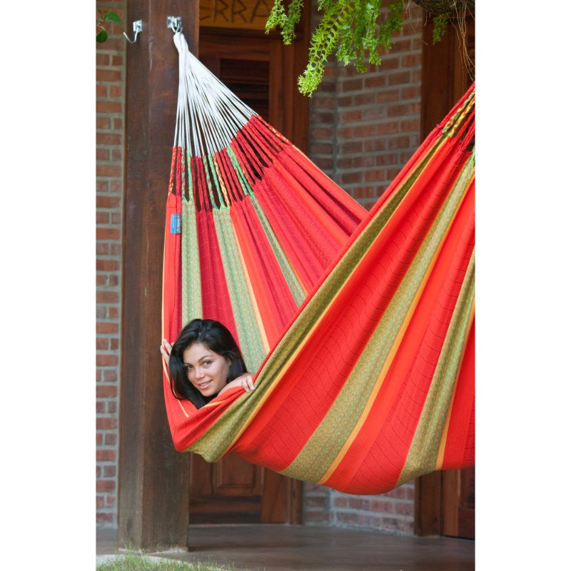 red family cotton hammock