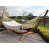 Hammock - bar style on wooden hammock frame