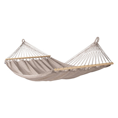 Double size beige bar hammock