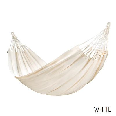 Single organic cotton white hammock